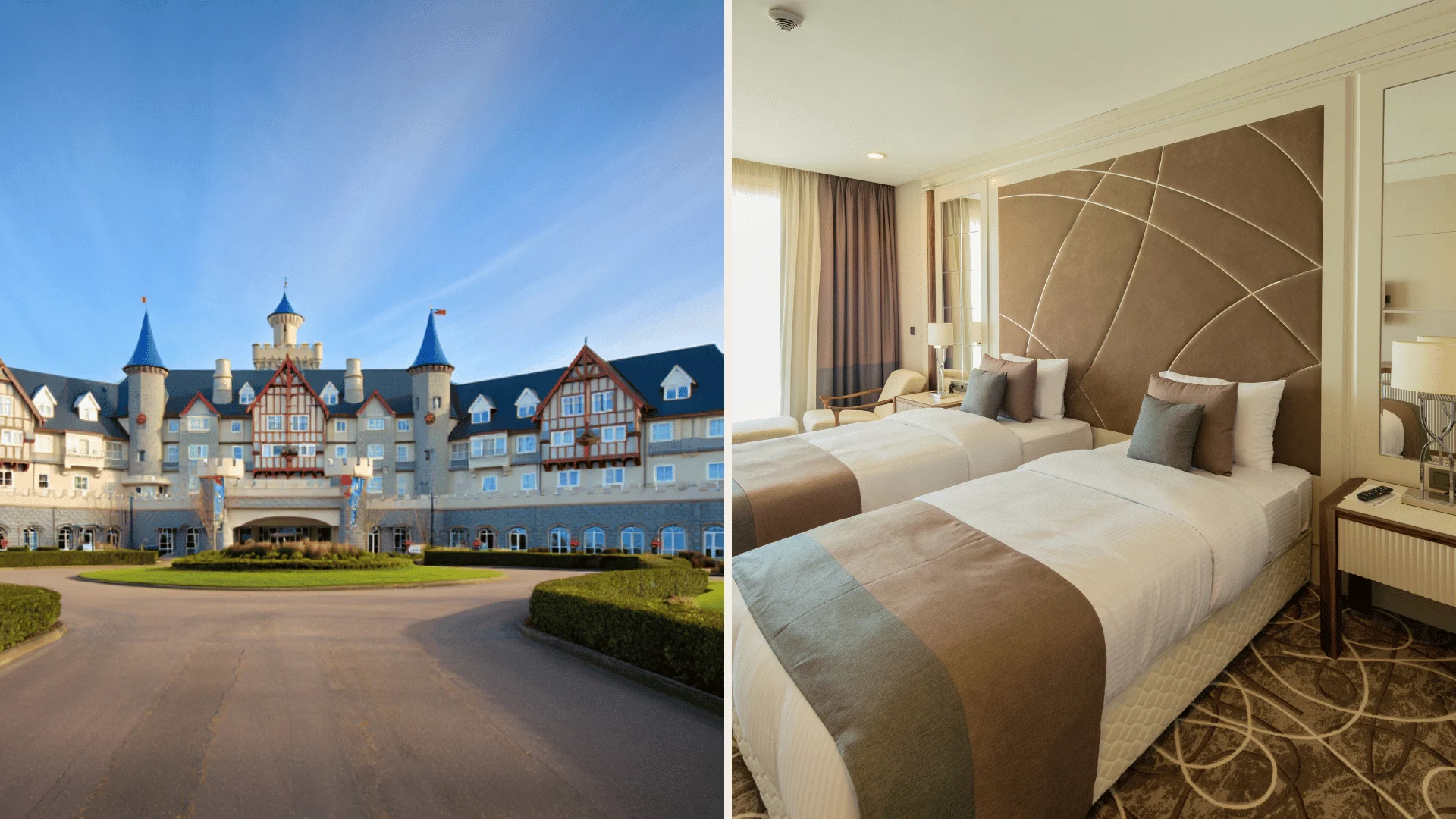 Hotel met bed bij Legoland
